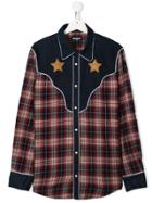 Dsquared2 Kids Teen Cowboy Shirt - Blue