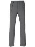 Prada Tailored Cropped Trousers - Grey