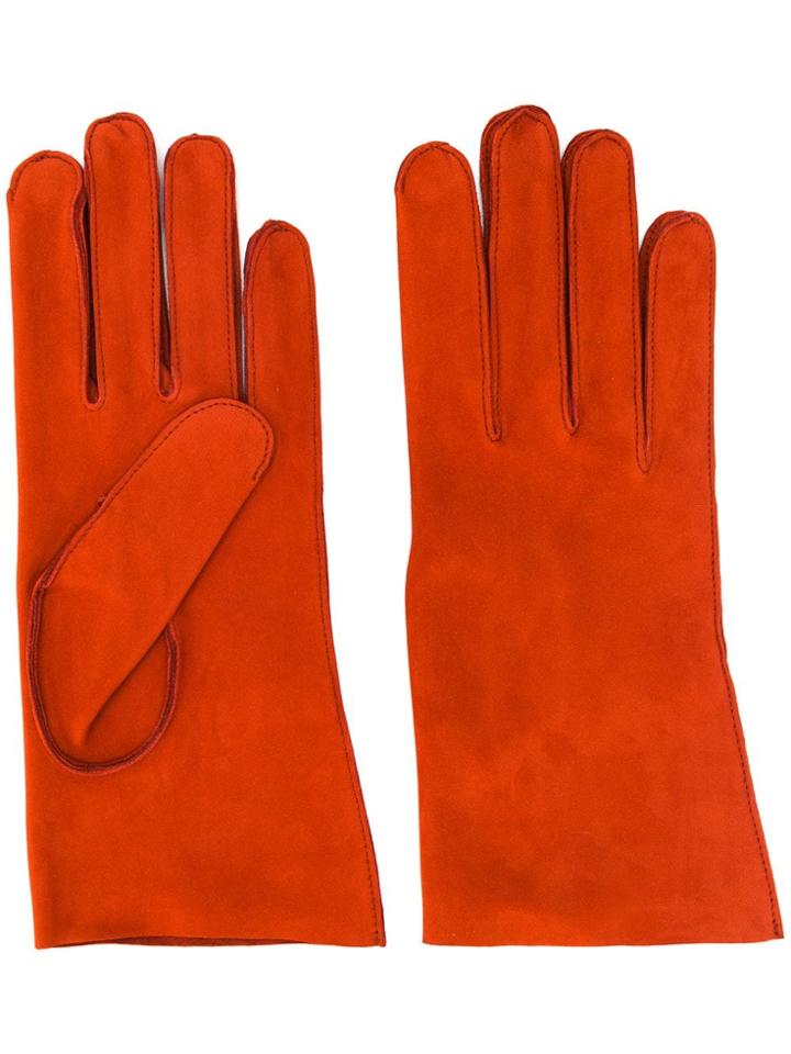 Holland & Holland Horse Riding Gloves - Orange