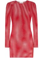 Faith Connexion Netted Long-sleeved T-shirt - Red