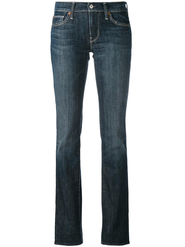 7 For All Mankind - Classic Skinny Jeans - Women - Cotton/spandex/elastane - 25, Blue, Cotton/spandex/elastane