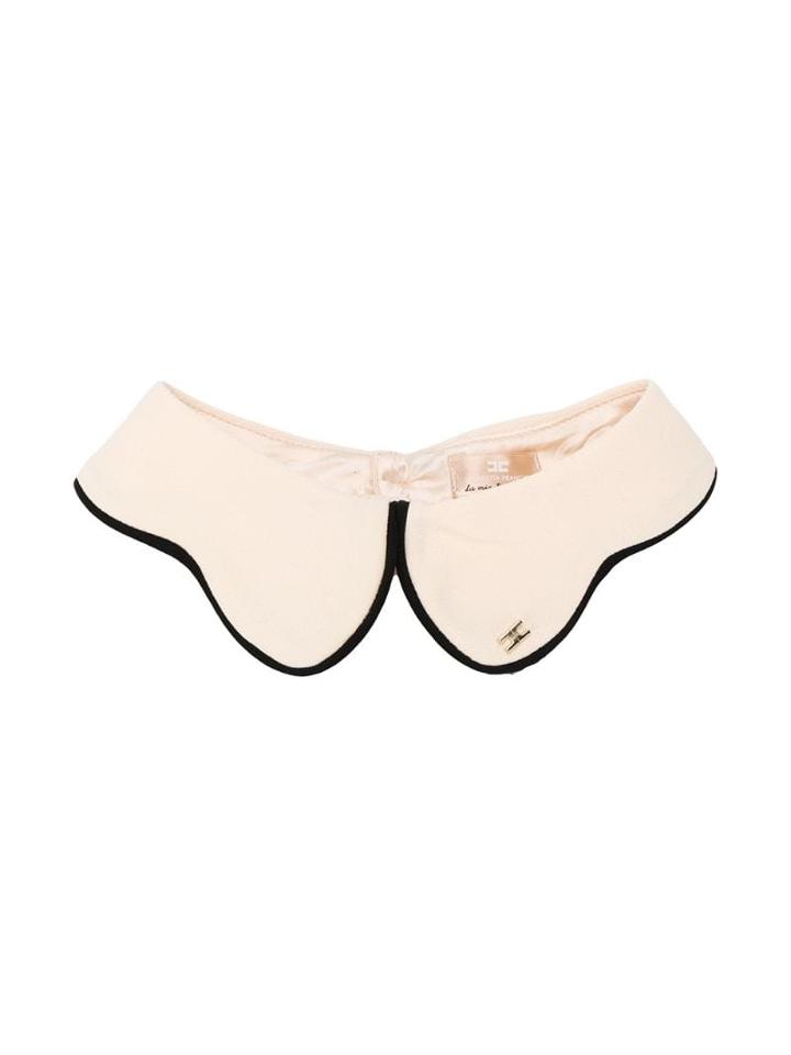 Elisabetta Franchi La Mia Bambina Teen Peter Pan Collar - Neutrals