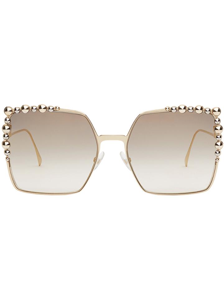 Fendi Can Eye Sunglasses - Metallic