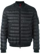 Moncler Padded Bomber Jacket, Men's, Size: Large, Black, Polyamide/feather Down