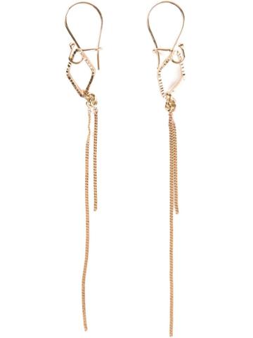 Kinz Kanaan Long Earrings, Women's, Metallic