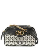 Salvatore Ferragamo Gancini Printed Camera Bag - Neutrals