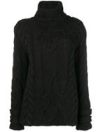 Michel Klein Chunky Knit Jumper - Black