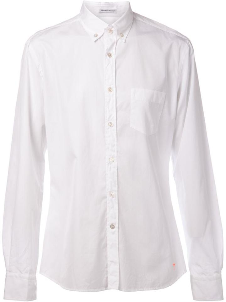 Tomas Maier Poplin Slim Button Down Shirt