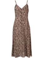 Frame Slip Dress Snakeskin - Multicolour