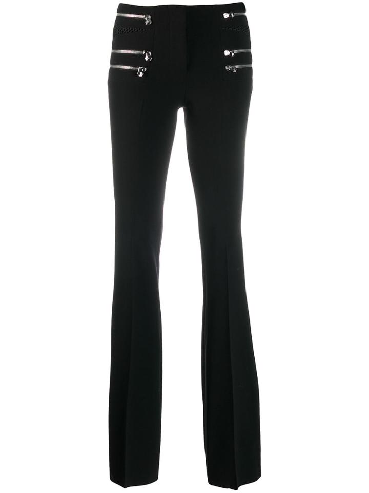 Philipp Plein Flared Skinny Trousers - Black