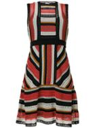 M Missoni - Striped Midi Dress - Women - Cotton/polyamide/polyester/viscose - 44, Cotton/polyamide/polyester/viscose
