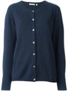 The Mercer N.y. Classic Cardigan, Women's, Size: 40, Blue, Cashmere