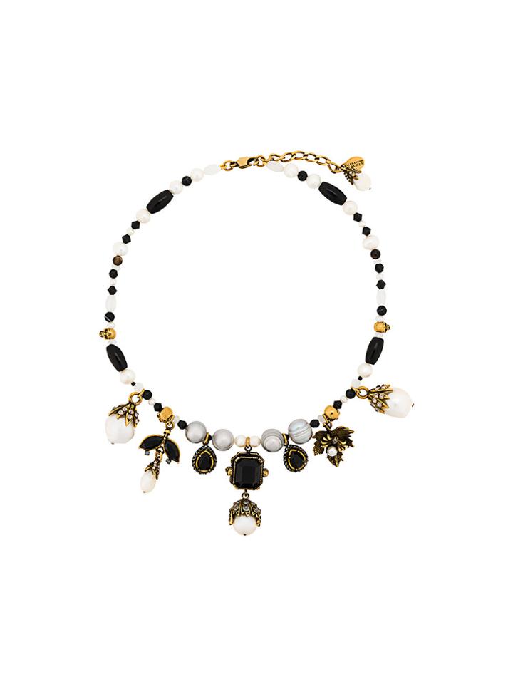 Alexander Mcqueen 24kt Gold Beaded Necklace - Multicolour