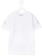 Marcelo Burlon County Of Milan Kids Staff T-shirt, Boy's, Size: 6 Yrs, White