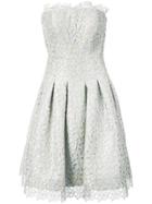 Rubin Singer Strapless Lace Dress - Grey