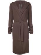 Rick Owens Wrap Front Cardigan - Brown