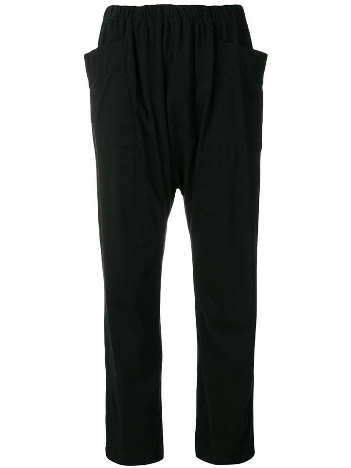 Raquel Allegra Drop-crotch Trousers - Black