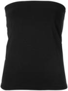 Estnation - Strapless Top - Women - Polyester - 38, Black, Polyester