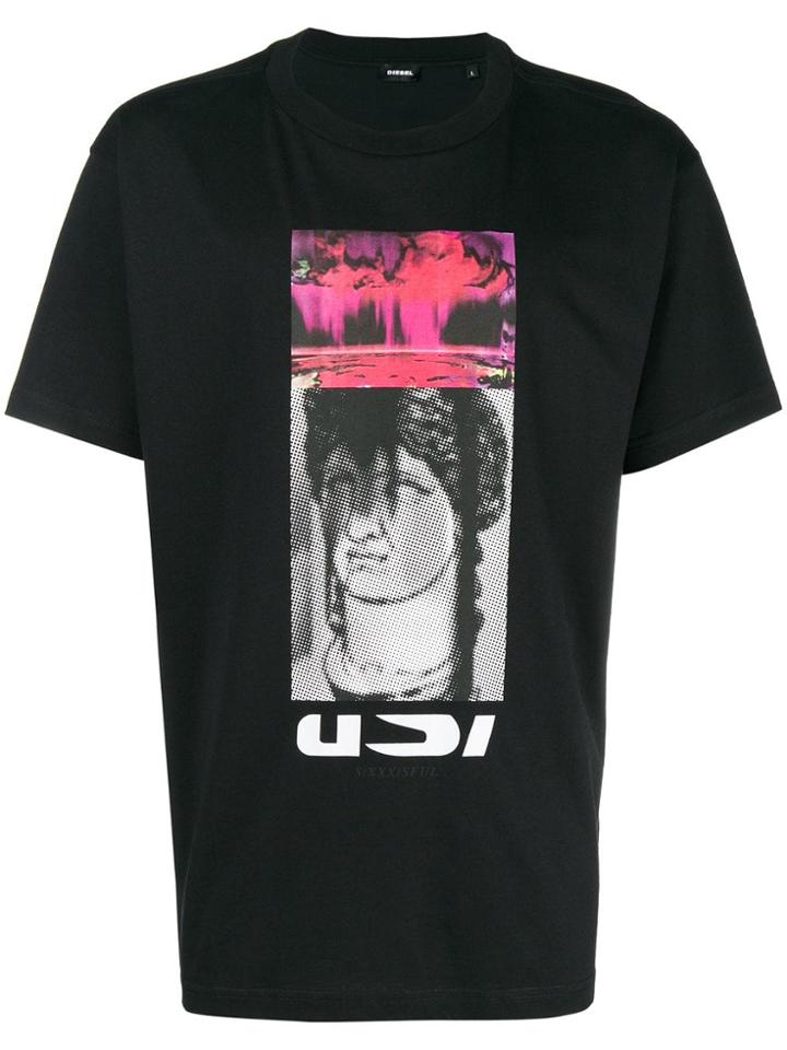 Diesel Photographic T-shirt - Black