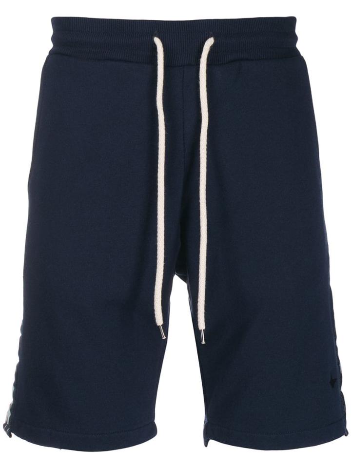 Macchia J Ice Star Track Shorts - Blue