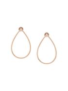 Anita Ko Pear Hoops - Neutrals