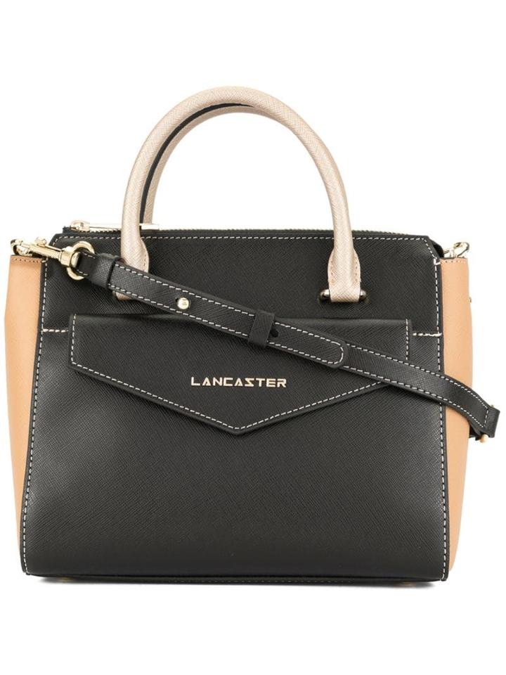 Lancaster Saffiano Signature Tote Bag - Black