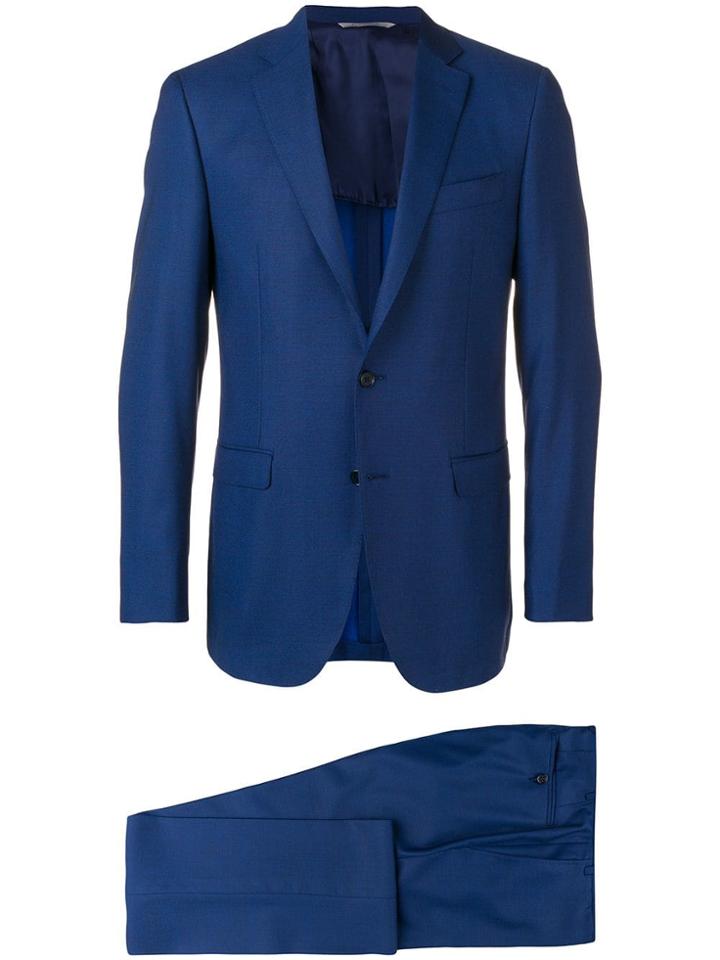 Canali Tailored Slim Fit Suit - Blue