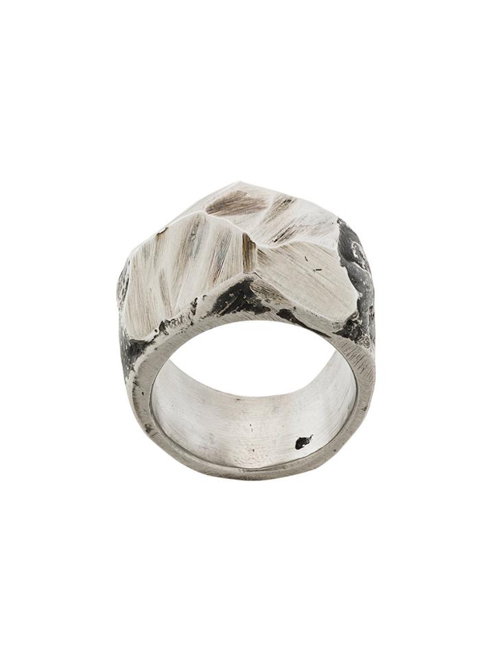 Lost & Found Ria Dunn Engraved Ring - Metallic