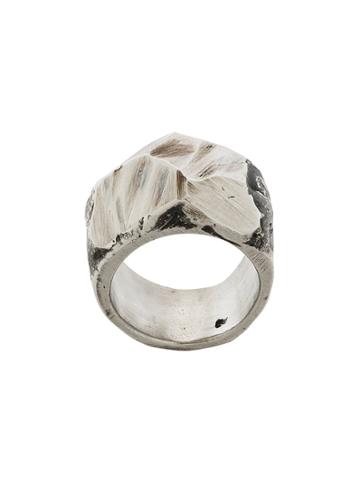 Lost & Found Ria Dunn Engraved Ring - Metallic
