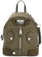 Moschino Bomber Jacket Backpack - Green