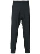 Neil Barrett - Drop-crotch Trousers - Men - Cotton/polyester/spandex/elastane/virgin Wool - 50, Grey, Cotton/polyester/spandex/elastane/virgin Wool
