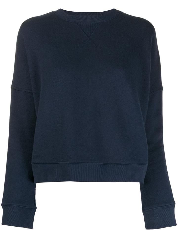 Ymc Stitched Detail Sweater - Blue