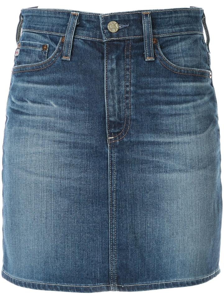 Ag Jeans The Vera Denim Skirt - Blue