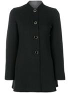 Emporio Armani Single Breasted Coat - Black