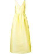 Picabia Dress - Women - Silk/polyester - Xl, Yellow/orange, Silk/polyester, P.a.r.o.s.h.