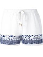 Michael Michael Kors - Embroidery Shorts - Women - Cotton - Xs, White, Cotton