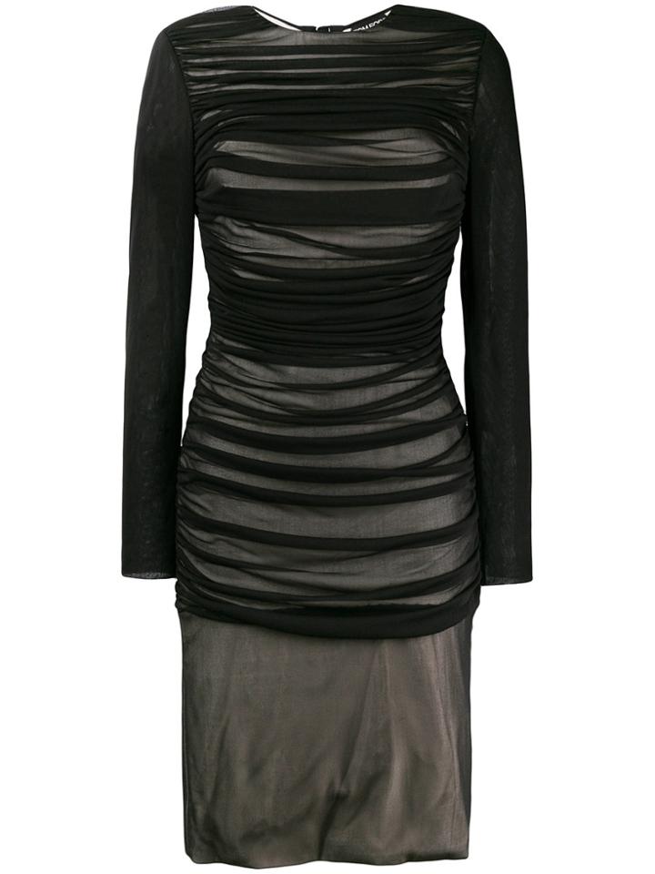 Tom Ford Draped Midi Dress - Black