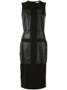 Mara Mac Panelled Midi Dress - Black