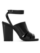 Studio Chofakian Leather Sandals - Black