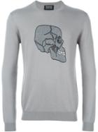 Markus Lupfer Intarsia Skull Sweater