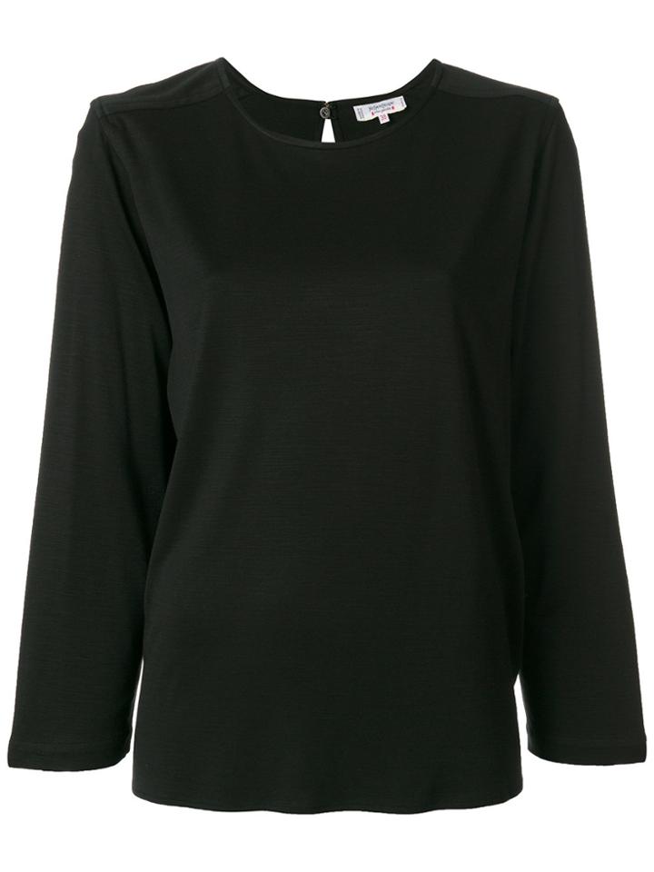 Yves Saint Laurent Vintage Long-sleeve Blouse - Black