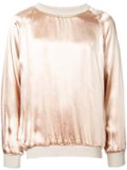 Monkey Time High Shine T-shirt, Men's, Size: Medium, Pink/purple, Rayon