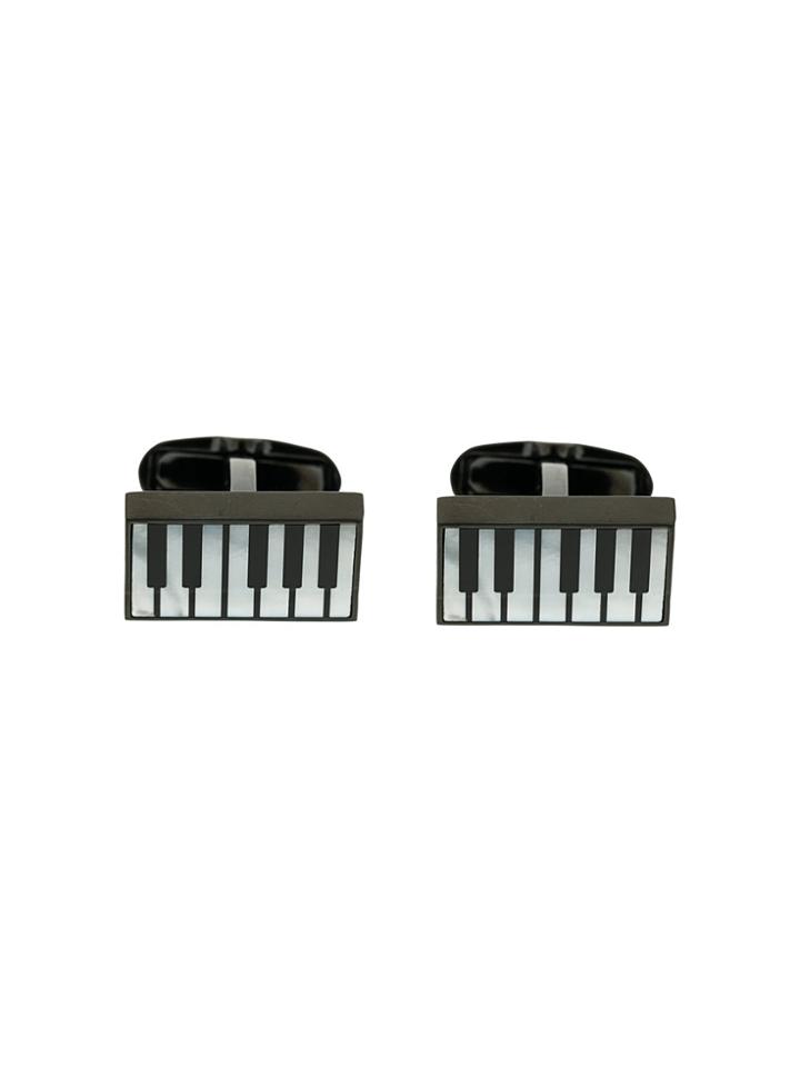 Paul Smith Piano Cufflinks - Black