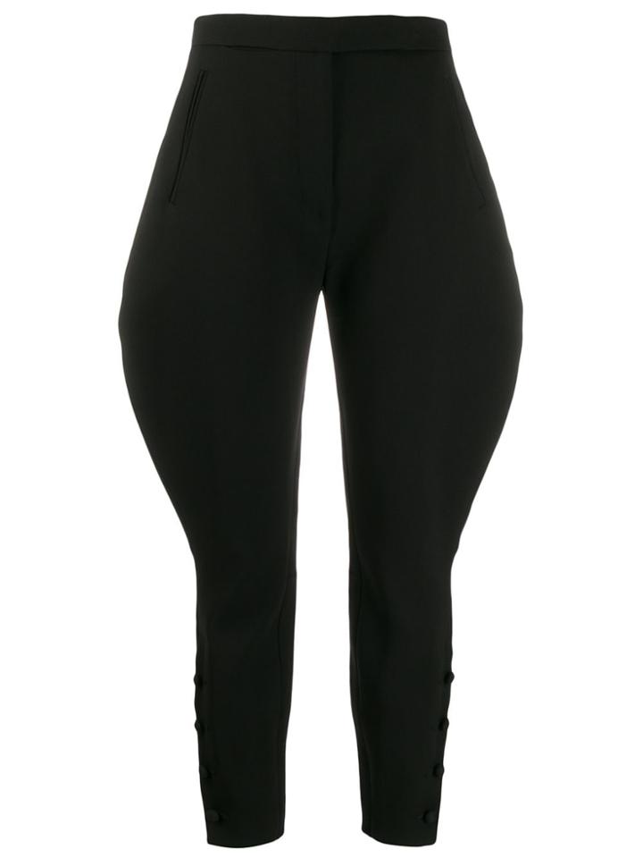 Giorgio Armani Curved Trousers - Black