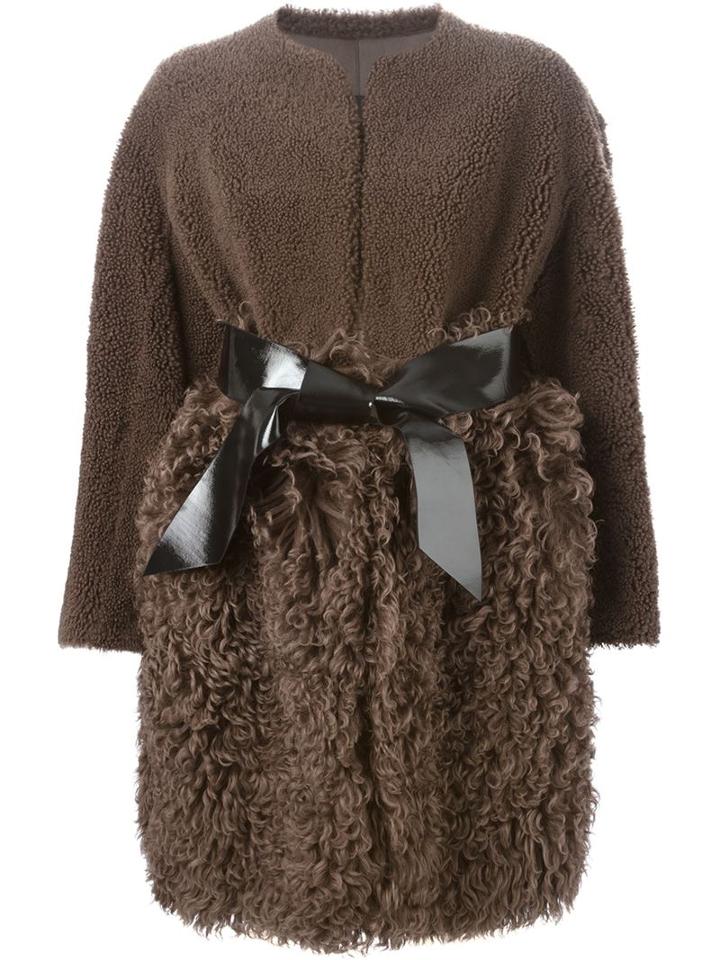 Blancha Contrasting Textures Coat