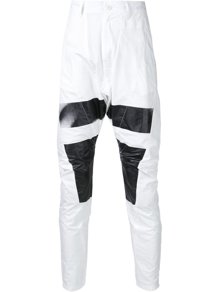 Julius Drop-crotch Panelled Trousers