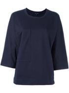 Sofie D'hoore Wide Sleeve Sweatshirt, Women's, Size: 40, Blue, Cotton