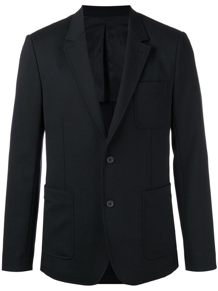 Ami Alexandre Mattiussi Half-lined Two Button Jacket - Black