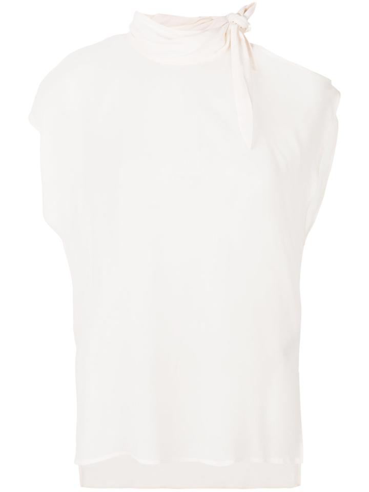 Mm6 Maison Margiela Bohemian Style Blouse - Pink & Purple