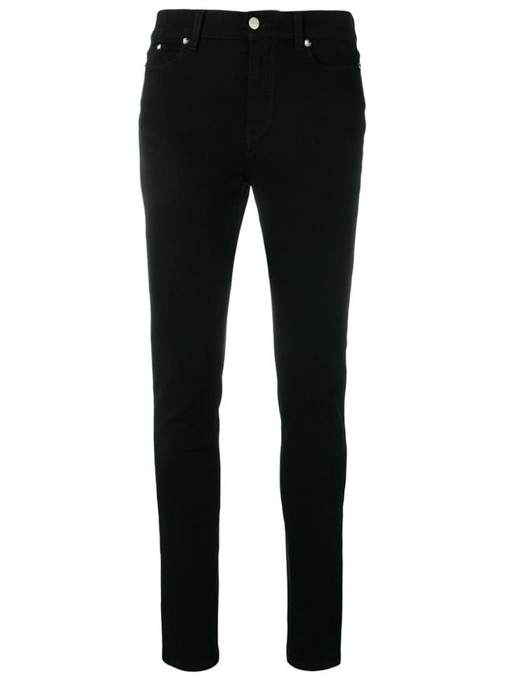 Karl Lagerfeld High Waist Skinny Jeans - Black